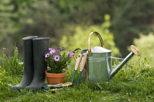 Cubic-yard estimate for a larger garden clearance in Manorpark
