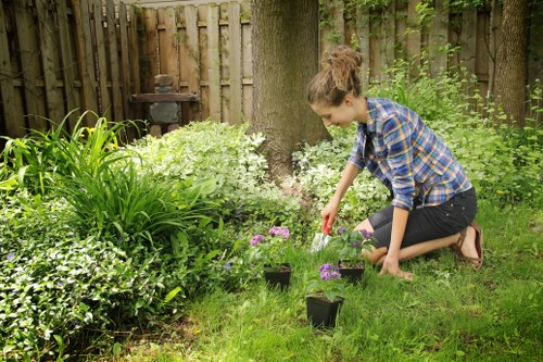 Prepared sub-base and synthetic lawn installation in Manorpark